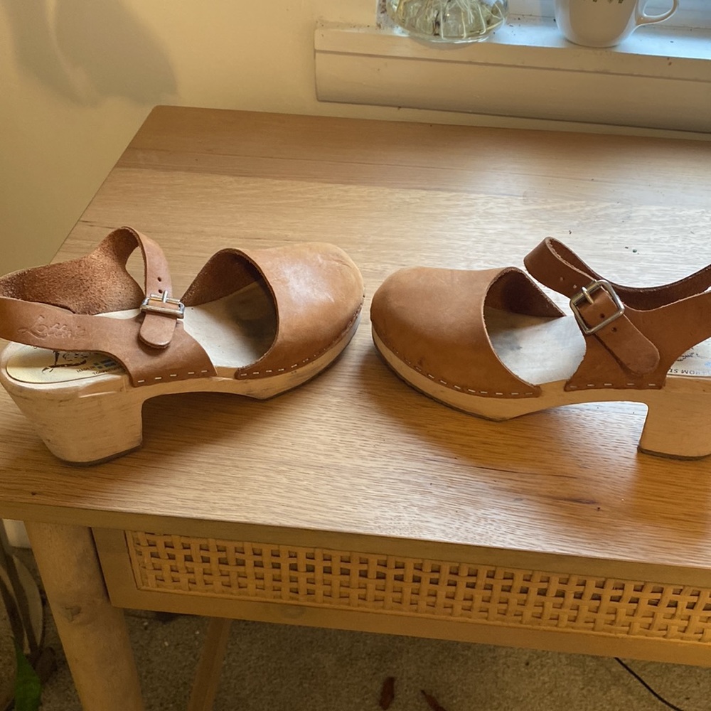 Lotta from Stockholm nubuck clogs size 38 or 7.5